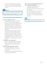 Preview for 4 page of Philips TANX20 User Manual