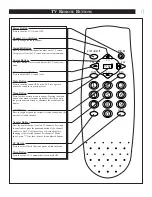 Preview for 9 page of Philips TR2503 - 25" CRT TV User Manual