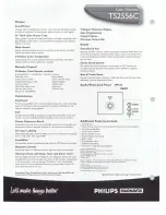 Preview for 2 page of Philips TS2556C Brochure