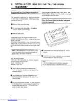 Preview for 6 page of Philips VR 165 User Manual