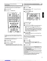 Preview for 13 page of Philips VR 213 Operating Instructions Manual