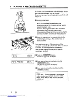 Preview for 18 page of Philips VR 347 Operating Instructions Manual