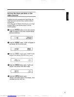 Preview for 9 page of Philips VR 465 Operating Instructions Manual