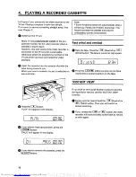 Preview for 12 page of Philips VR 465 Operating Instructions Manual