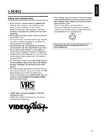 Preview for 49 page of Philips VR 668/05 User Manual