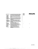 Preview for 22 page of Philips VR200 Operating Instructions Manual