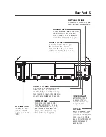 Preview for 23 page of Philips VR220CAT Owner'S Manual