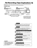 Preview for 19 page of Philips VR253/50 User Manual