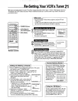 Preview for 21 page of Philips VR253/50 User Manual