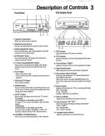 Preview for 3 page of Philips VR255/50 Operating Manual