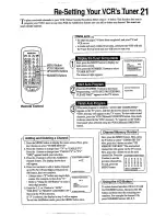 Preview for 21 page of Philips VR255/50 User Manual