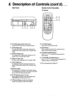 Preview for 4 page of Philips VR355/50 Operating Manual