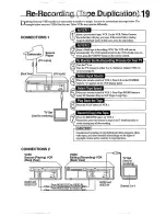 Preview for 19 page of Philips VR355/50 Operating Manual