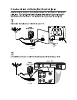 Preview for 2 page of Philips VR423CAT Hookups And Settings