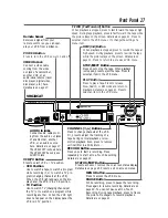 Preview for 7 page of Philips VR423CAT Hookups And Settings