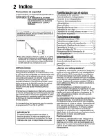 Preview for 2 page of Philips VR453/77 (Spanish) Manual