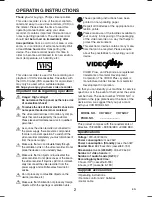 Preview for 3 page of Philips VR750/07 User Manual