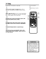 Preview for 24 page of Philips VRA231AT Owner'S Manual