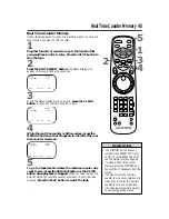 Preview for 45 page of Philips VRX364AT Owner'S Manual