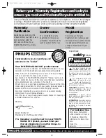 Preview for 2 page of Philips VRZ223AT Owner'S Manual