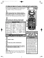 Preview for 22 page of Philips VRZ362AT Owner'S Manual