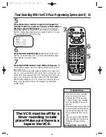 Preview for 43 page of Philips VRZ362AT Owner'S Manual