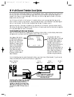 Preview for 54 page of Philips VRZ362AT Owner'S Manual