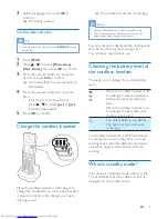 Preview for 11 page of Philips X200 Extended User Documentation