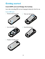 Preview for 4 page of Philips Xenium X2566 User Manual