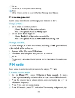 Preview for 14 page of Philips Xenium X2566 User Manual