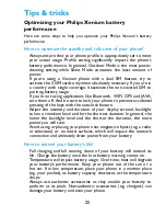 Preview for 25 page of Philips Xenium X2566 User Manual