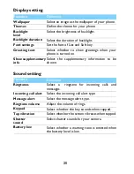 Preview for 20 page of Philips Xenium x331 User Manual