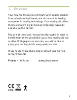 Preview for 5 page of Phonak Audeo Q30-10 User Giude