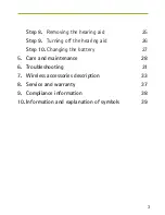 Preview for 3 page of Phonak Nathos S+ ITC User Manual