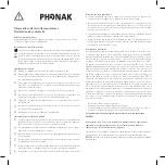 Preview for 4 page of Phonak Roger 20 Instruction Leaflet