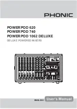 Preview for 3 page of Phonic POWERPOD 1062 DELUXE User Manual