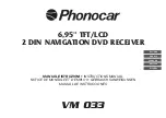 Preview for 1 page of Phonocar VM 033 Instruction Manual