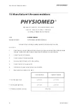 Preview for 60 page of Physiomed PHYSIOTHERM-S Operating Instructions Manual