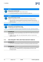 Preview for 22 page of PI P-545 User Manual