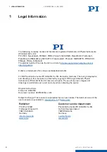 Preview for 4 page of PI PIMAG V-417.056025E0 User Manual