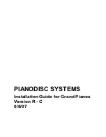 PianoDisc PianoCD Installation Manual preview