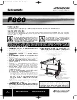 Preview for 4 page of Pico Macom F860 Installation And Operation Manual