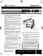 Preview for 3 page of Pico Macom MPC-12R Installation And Operation Manual