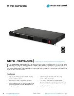 Preview for 4 page of Pico Macom MPC-16PS/CS Owner'S Manual