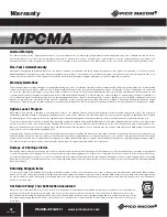 Preview for 8 page of Pico Macom MPCMA Installation And Operation Manual