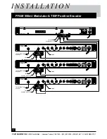 Preview for 10 page of Pico Macom PFAM550MT Installating And Operation Manual