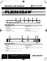 Preview for 6 page of Pico Macom PLM860SAW Installation And Operation Manual