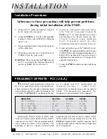 Preview for 6 page of Pico Macom PM45 Installating And Operation Manual