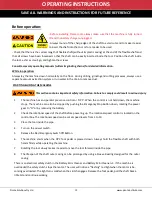 Preview for 12 page of PICOTE BATTERY MINI 8 Operation & Safety Manual