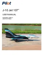 Preview for 1 page of Pilot Communications J-10 Jet 107" User Manual